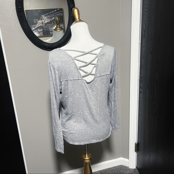 I.N. San Francisco gray top size Large - Picture 2 of 7